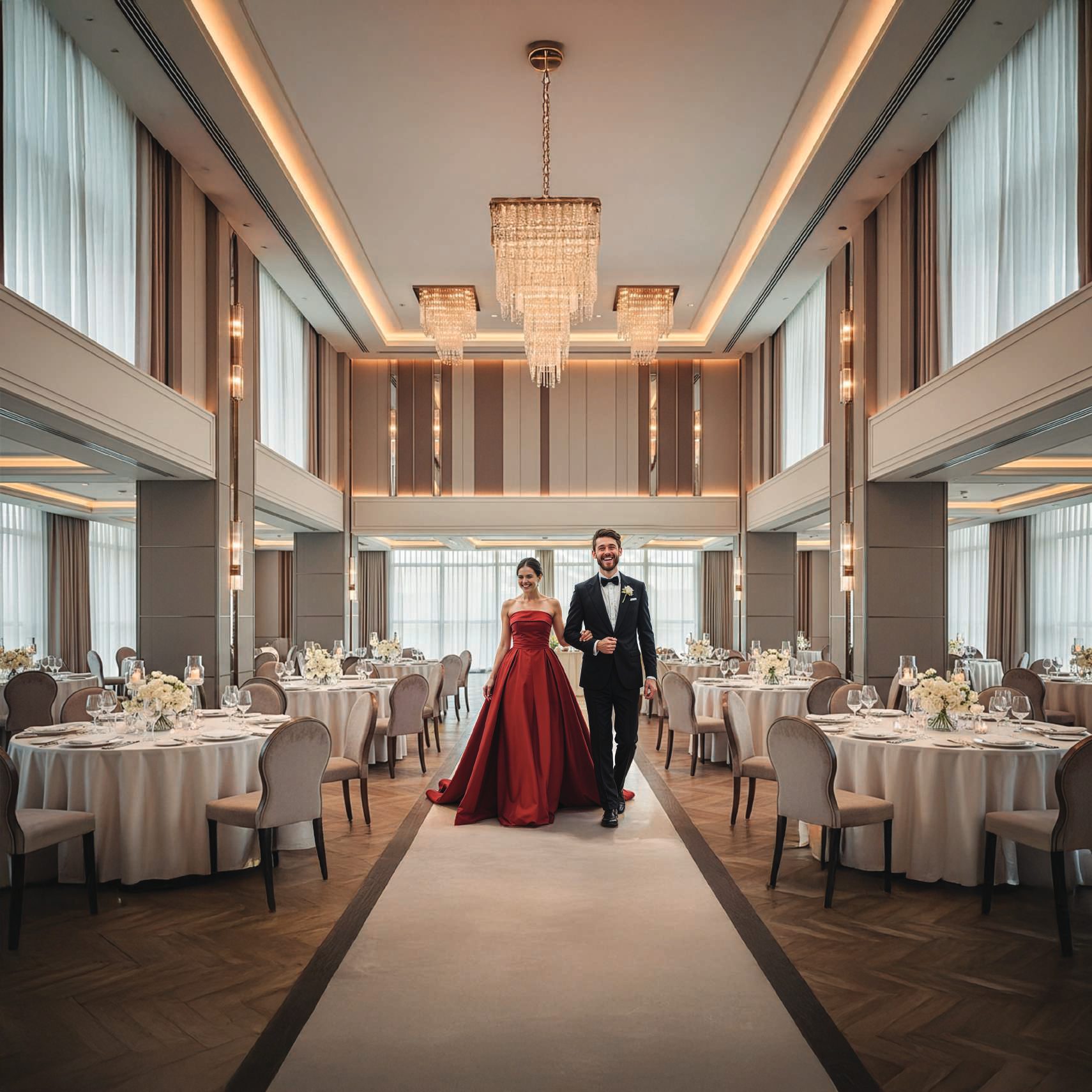 Banquet Hall with Green Rooms